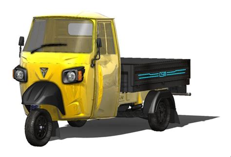 Electric Cargo Three Wheeler, Vehicle Model: Rage+, Seating Capacity ...