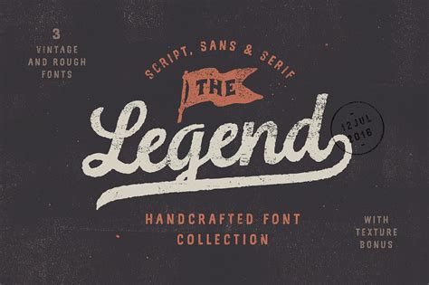 The Legend font trio :: Behance