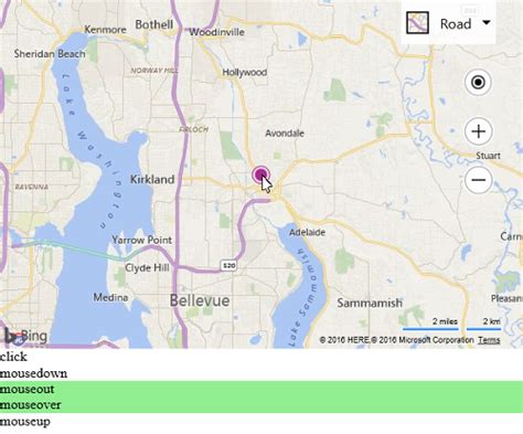 Pushpin Events Example - Bing Maps | Microsoft Learn