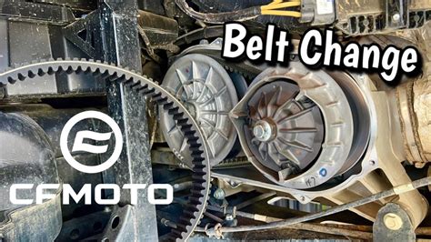 How to replace your CVT Belt on your CFMOTO | New Brunt Boots - YouTube