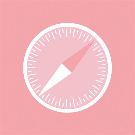 SAFARI ICON ( PINK ) in 2023 | Aesthetic icons for apps pink phone ...