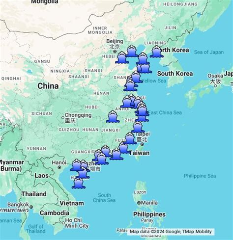 Yantian Port China Map - China Map Tourist Destinations