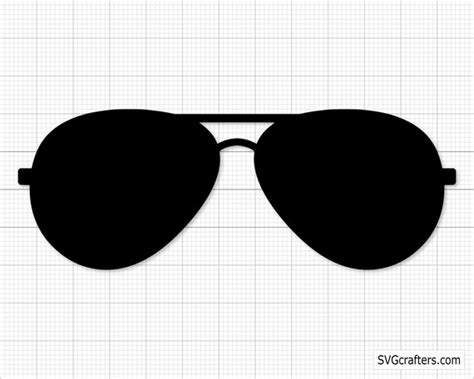 Aviator Sunglasses SVG Sunglasses Svg Glasses Svg Messy Bun - Etsy