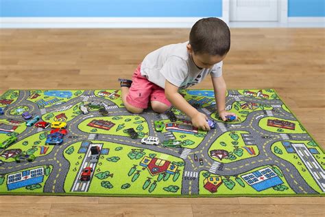 Alfombra de juegos para niños vida urbana ideal para jugar con autos y ...