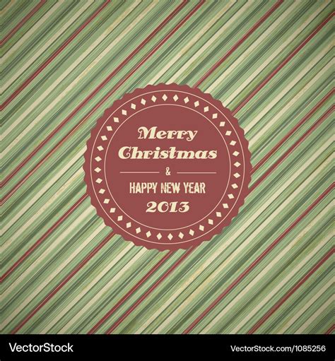 Vintage christmas card background Royalty Free Vector Image