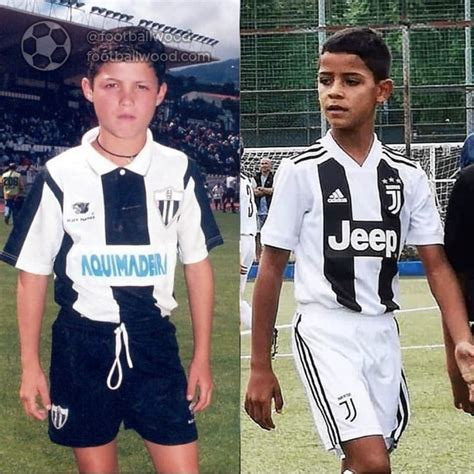 Ronaldo as a child and his son now #ronaldo #cr7 #ronaldojr #juventus ...