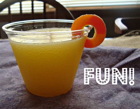 The Good, the Bad, and the Quirky: Fuzzy Navel Mocktail