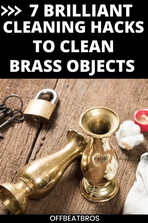 How to Clean Brass Naturally - 7 Easy Ways | Diy cleaning products ...