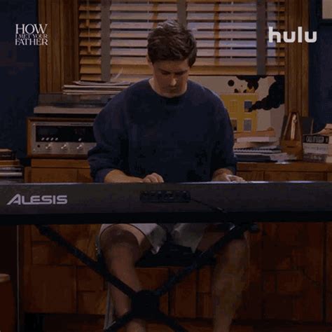 Playing The Electric Piano Jesse GIF - Playing The Electric Piano Jesse How I Met Your Father ...