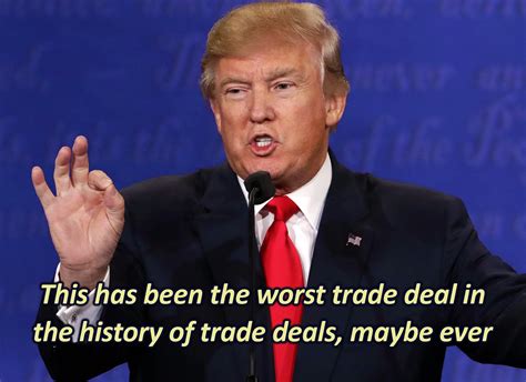 I completely recreated the "The Worst Trade Deal" meme template just ...