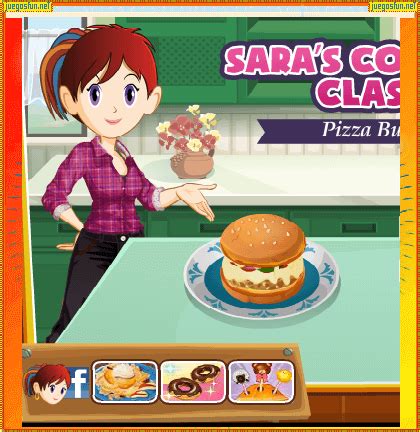 Cocina con sara: Pizzahamburguesa | JuegosFUN.net