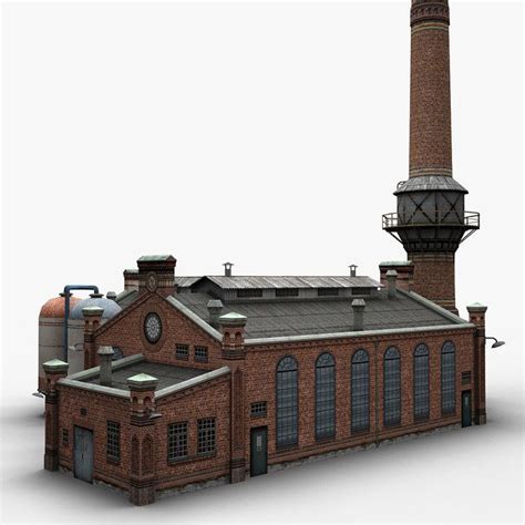 3d old factory | Factory architecture, Old factory, Old factory architecture