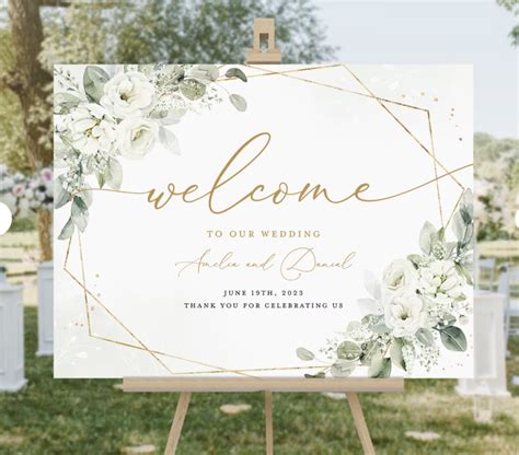 Sage Green Welcome Signage Board / Minimalist Wedding Signage | Lazada PH