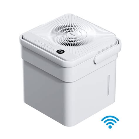 Midea Cube 50-Pint 2-Speed Wi-Fi Connected Dehumidifier with Built-In ...