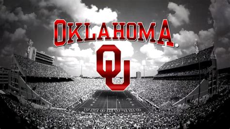 OU Red, Stadium Black & White | Sooners, Oklahoma sooners, Oklahoma sooners football