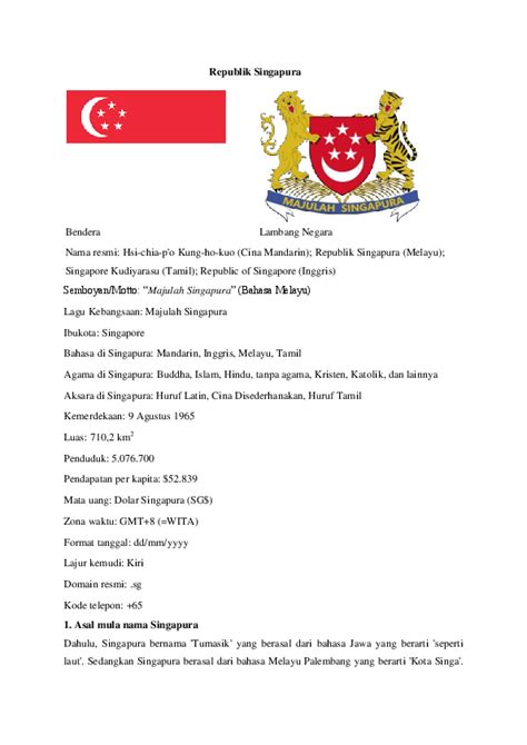 (DOC) Republik Singapura Bendera Lambang Negara | sasmitra wiguna ...