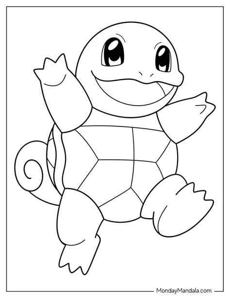 22 Squirtle Coloring Pages (Free PDF Printables)