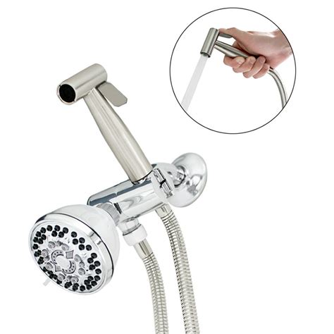 SmarterFresh Hand Held Shower Bidet Stainless Steel Sprayer Set, Warm ...