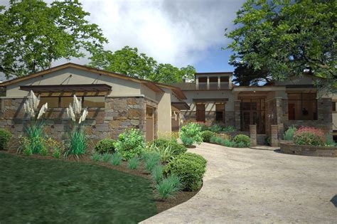 Contemporary Hill Country House Plan - 16888WG | Contemporary, Hill ...