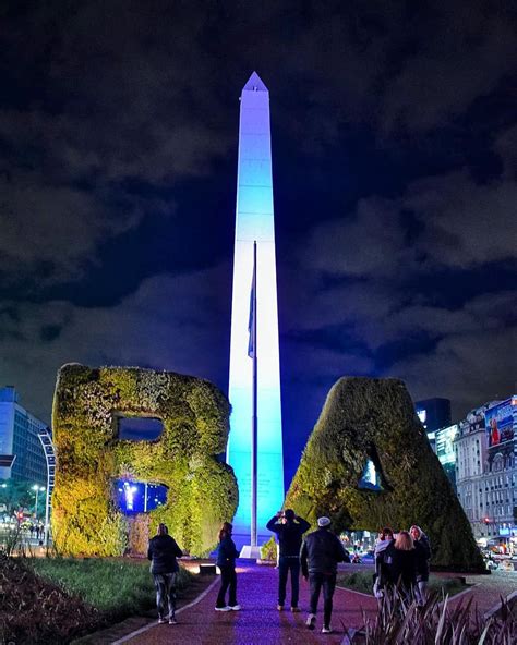 Obelisco the obelisk avenida 9 de julio buenos aires argentina blaine ...