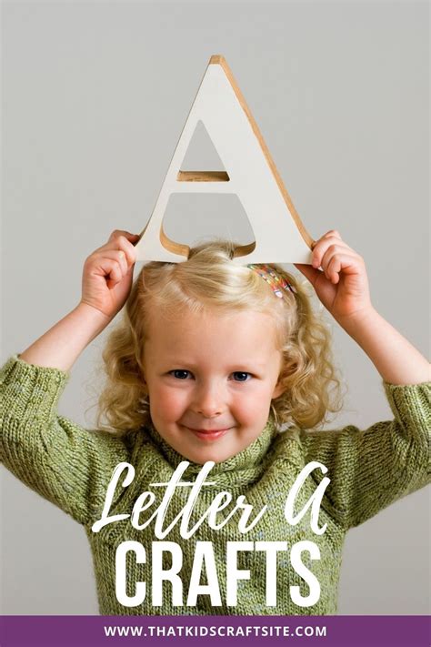 Letter A Crafts for Preschoolers - That Kids' Craft Site Craft Sites, Craft Activities ...