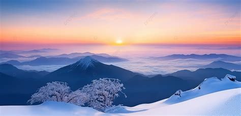 Sunrise Mountain Scenery Wallpaper Desktop For Pc And Mobile Background ...