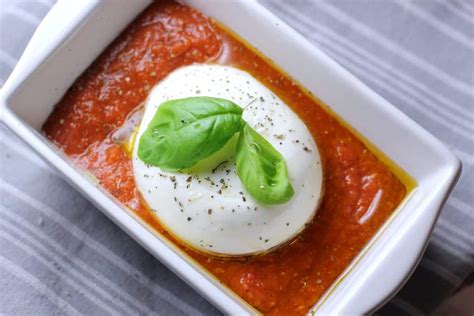 Easy Baked Burrata Cheese - I Heart Vegetables