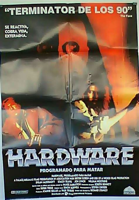 "HARDWARE, PROGRAMADO PARA MATAR" MOVIE POSTER - "HARDWARE" MOVIE POSTER