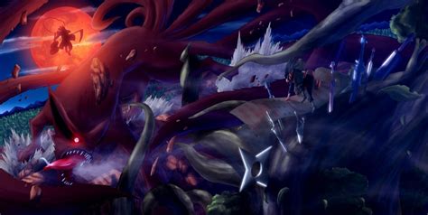 Madara and Kurama vs Hashirama Senju Fond d'écran and Arrière-Plan | 1640x824 | ID:606236