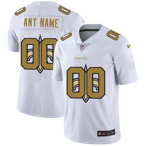 Men's New Orleans Saints Custom Gold Inverted Legend Jersey