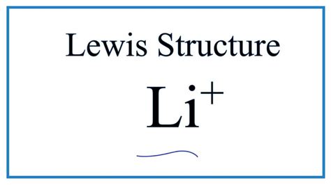 14+ Lithium Lewis Dot Structure | Robhosking Diagram