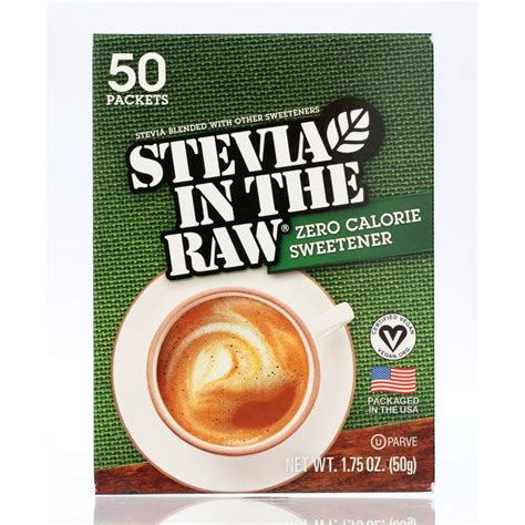 Stevia In The Raw Sweetener Packets, 50 Ct - Walmart.com - Walmart.com