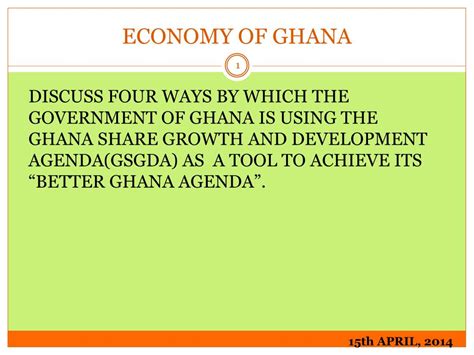 PPT - ECONOMY OF GHANA PowerPoint Presentation, free download - ID:3236303