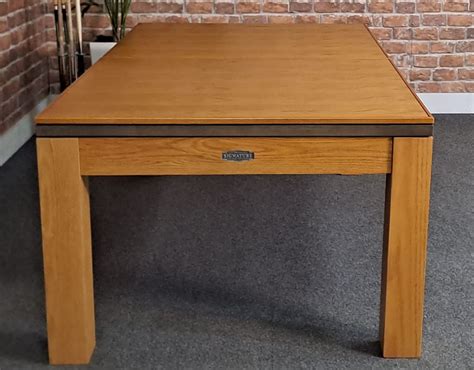 Signature Chester Silver Mist & Oak Pool Dining Table: 7ft - Warehouse Clearance | Free Delivery ...