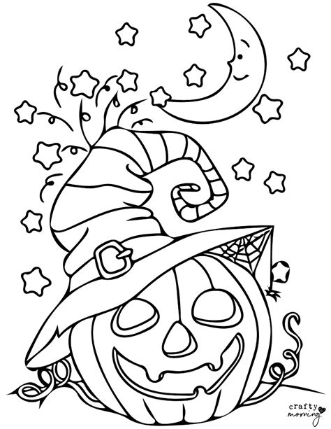 Free Printable Pumpkin Coloring Pages - Crafty Morning