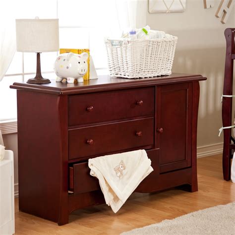 Cherry Wood Baby Dresser - Home Furniture Design