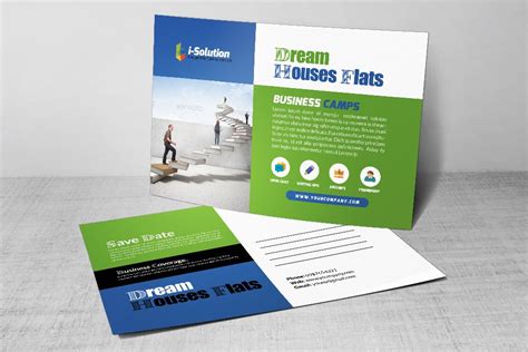 Business Postcard Psd Template | Card Templates ~ Creative Market