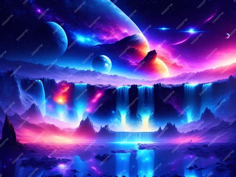 Premium AI Image | Galaxy background with space for banner background ...