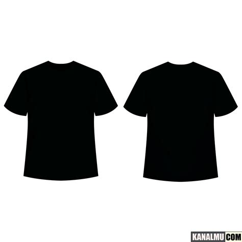 Desain Baju Polos Hitam Png - Desain Baju