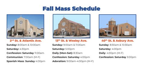 Mass schedule – Saint Damien Parish