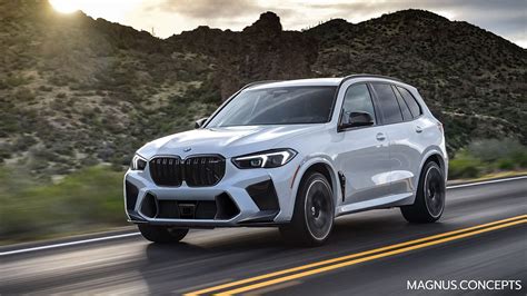 2022 BMW X5 M Facelift Rendering Shows Subtle Upgrades