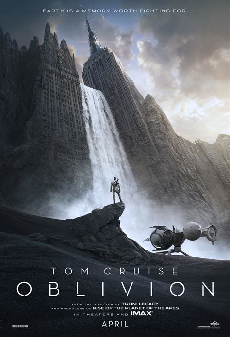 Tom Cruise Encounters a Dystopian New York City In First Poster For 'Oblivion'