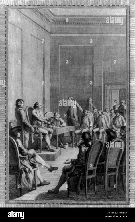 First Continental Congress, 1774 Stock Photo - Alamy