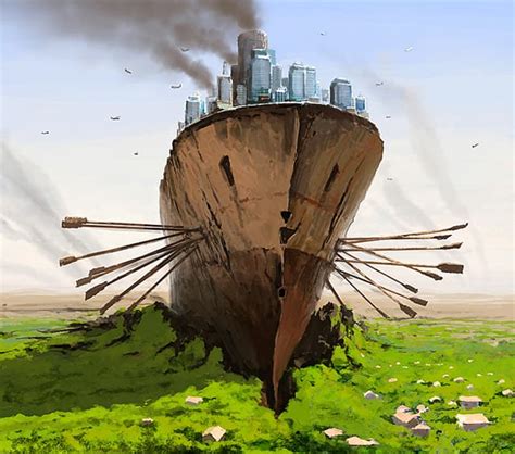 A Separate Reality: New Paintings of Dystopian Worlds by Alex Andreev ...