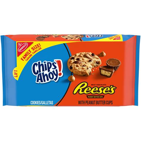 Chips Ahoy! Cookies With Reese’S Peanut Butter Cups, Family Size, 14.25 ...