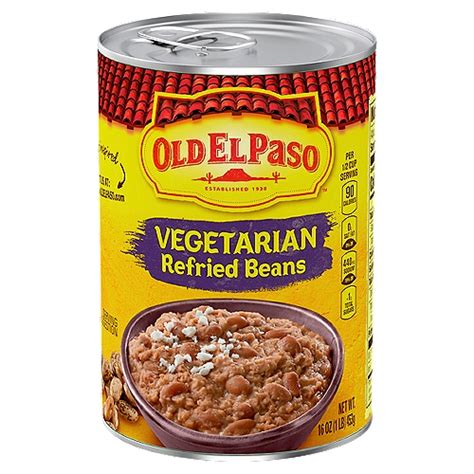 Old El Paso Vegetarian Refried Beans, 16 oz