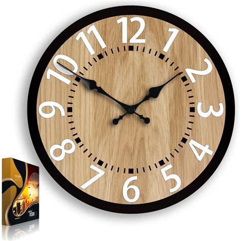 Large Wall Clock Berlin Clock With Numbers Wood Clock - Etsy