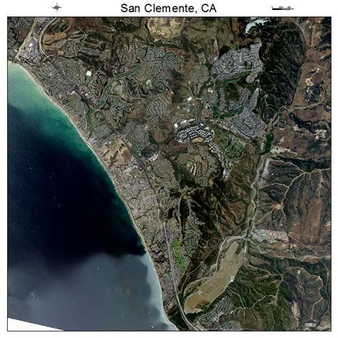 Aerial Photography Map of San Clemente, CA California