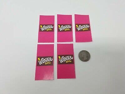 15 x Mini 1971 Willy Wonka Candy "Wonka Bar" Wrappers | Best Quality | eBay