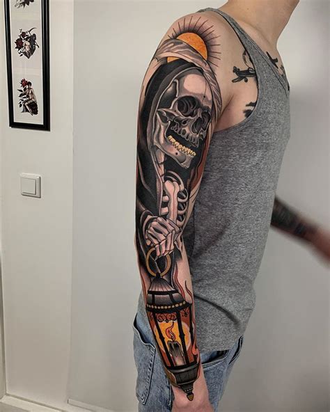 Grim Reaper Forearm Tattoo Designs - Design Talk